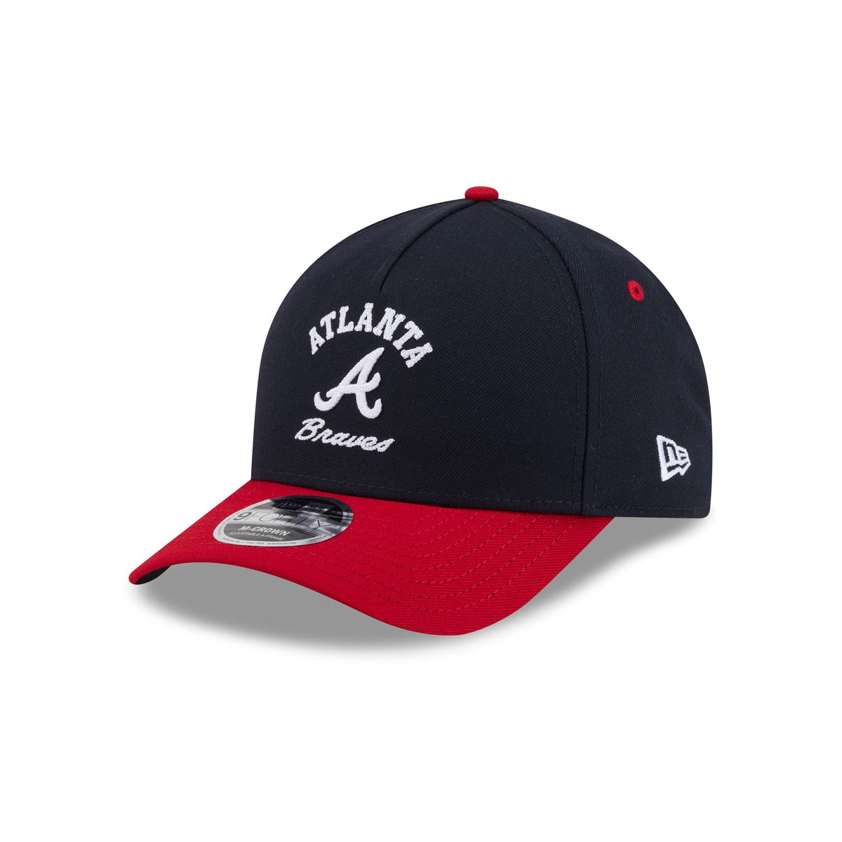 Atlanta Braves Arched Graphic 9FORTY M-Crown A-Frame Snapback Hat