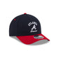 Atlanta Braves Arched Graphic 9FORTY M-Crown A-Frame Snapback Hat