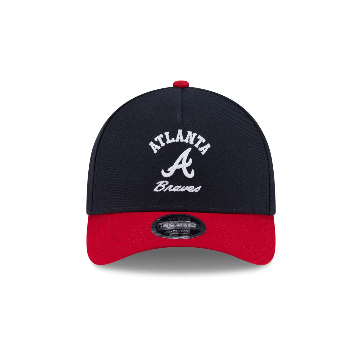 Atlanta Braves Arched Graphic 9FORTY M-Crown A-Frame Snapback Hat