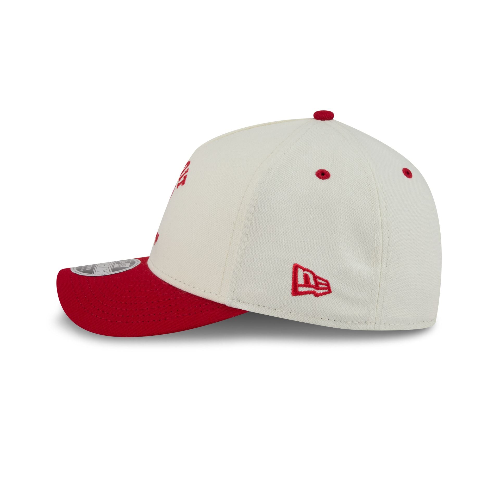 Detroit Red Wings Arched Graphic Chrome White 9FORTY M-Crown A-Frame Snapback Hat