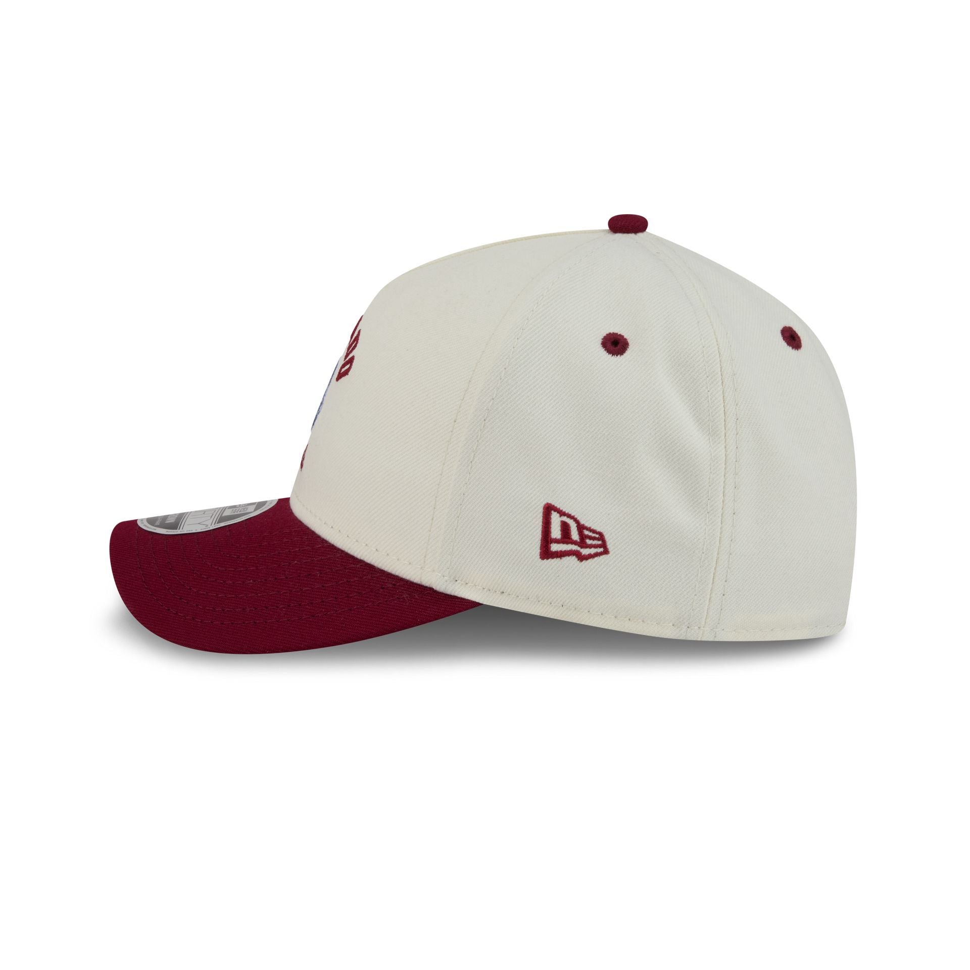 Colorado Avalanche Arched Graphic Chrome White 9FORTY M-Crown A-Frame Snapback Hat