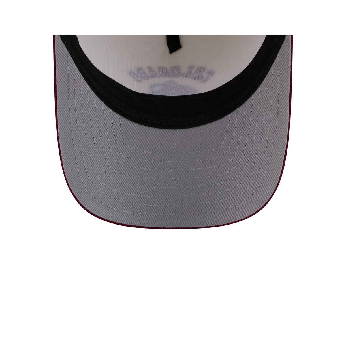 Colorado Avalanche Arched Graphic Chrome White 9FORTY M-Crown A-Frame Snapback Hat
