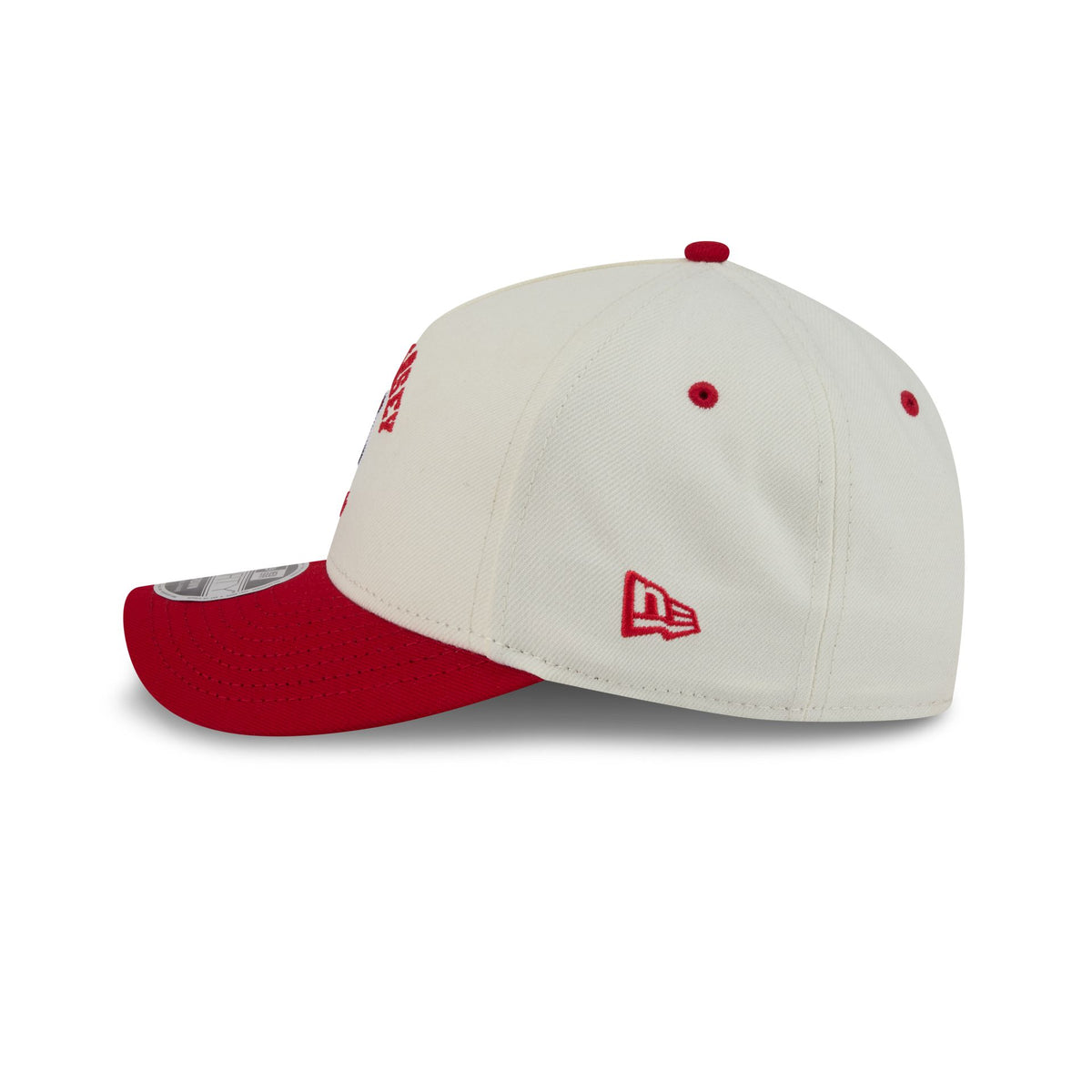 New Jersey Devils Arched Graphic Chrome White 9FORTY M-Crown A-Frame Snapback Hat