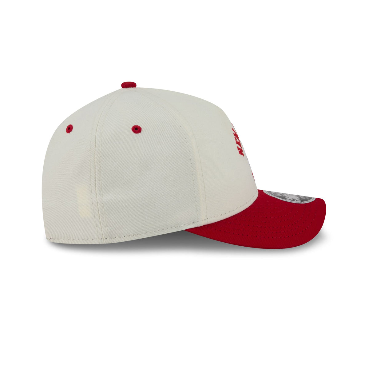 New Jersey Devils Arched Graphic Chrome White 9FORTY M-Crown A-Frame Snapback Hat
