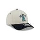 Seattle Kraken Arched Graphic Chrome White 9FORTY M-Crown A-Frame Snapback Hat