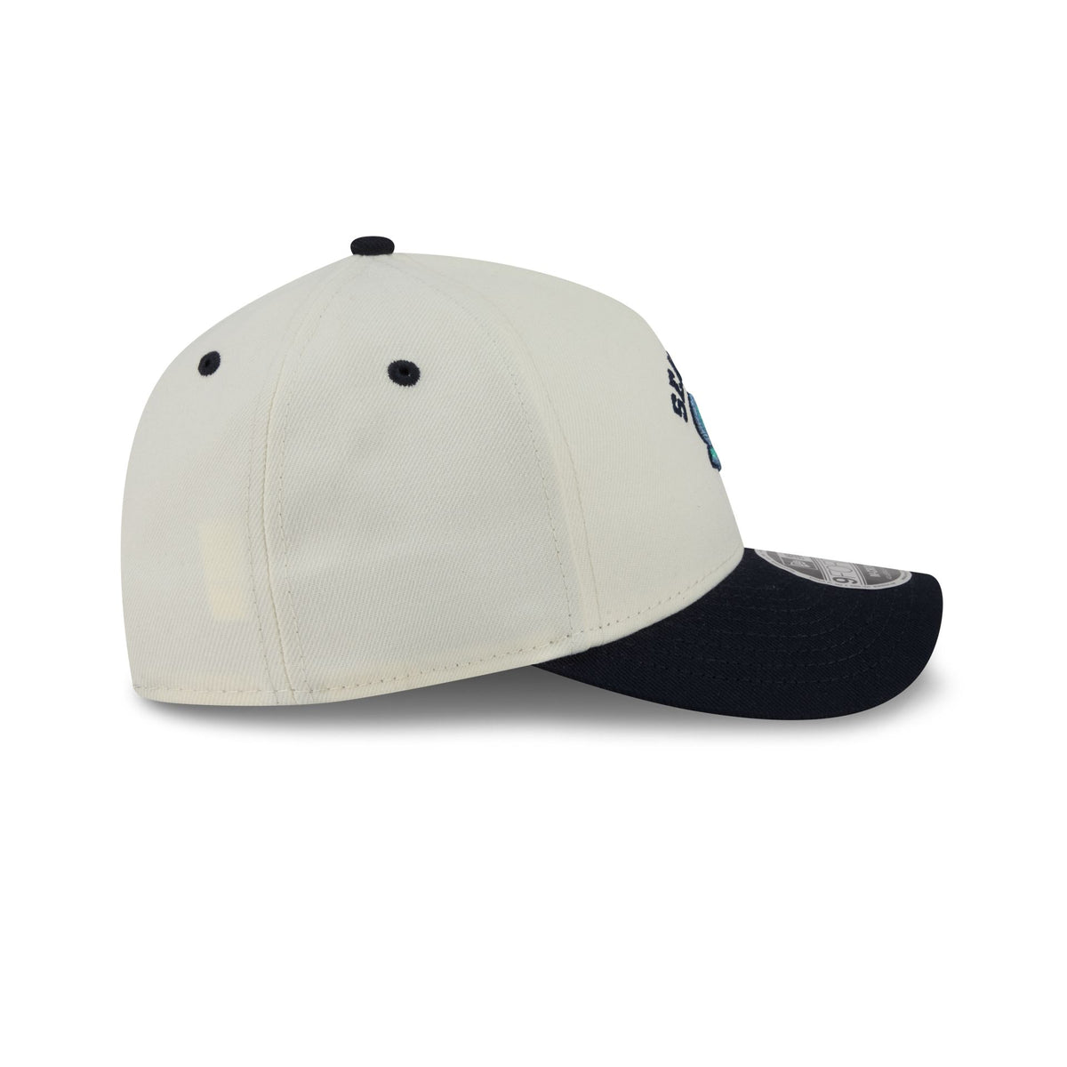 Seattle Kraken Arched Graphic Chrome White 9FORTY M-Crown A-Frame Snapback Hat