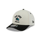 San Jose Sharks Arched Graphic Chrome White 9FORTY M-Crown A-Frame Snapback Hat