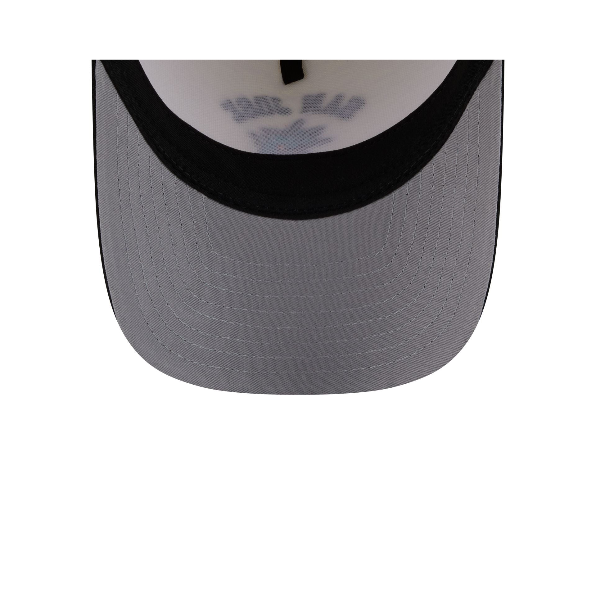 San Jose Sharks Arched Graphic Chrome White 9FORTY M-Crown A-Frame Snapback Hat