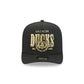 Anaheim Ducks Gold Laurel Black 9FIFTY A-Frame Snapback Hat