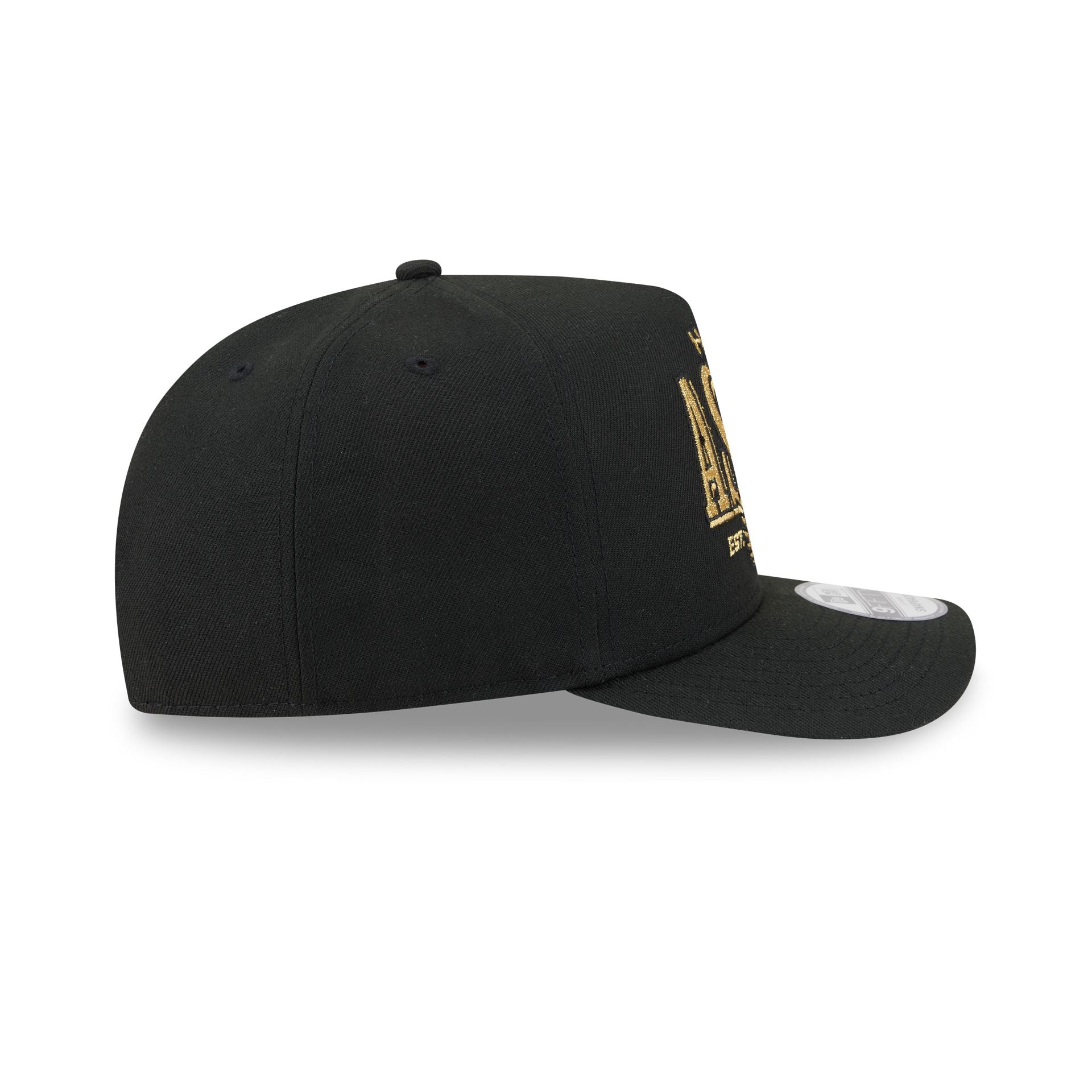 Houston Astros Gold Laurel Black 9FIFTY A-Frame Snapback Hat