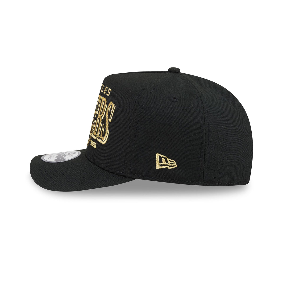 Los Angeles Dodgers Gold Laurel Black 9FIFTY A-Frame Snapback Hat