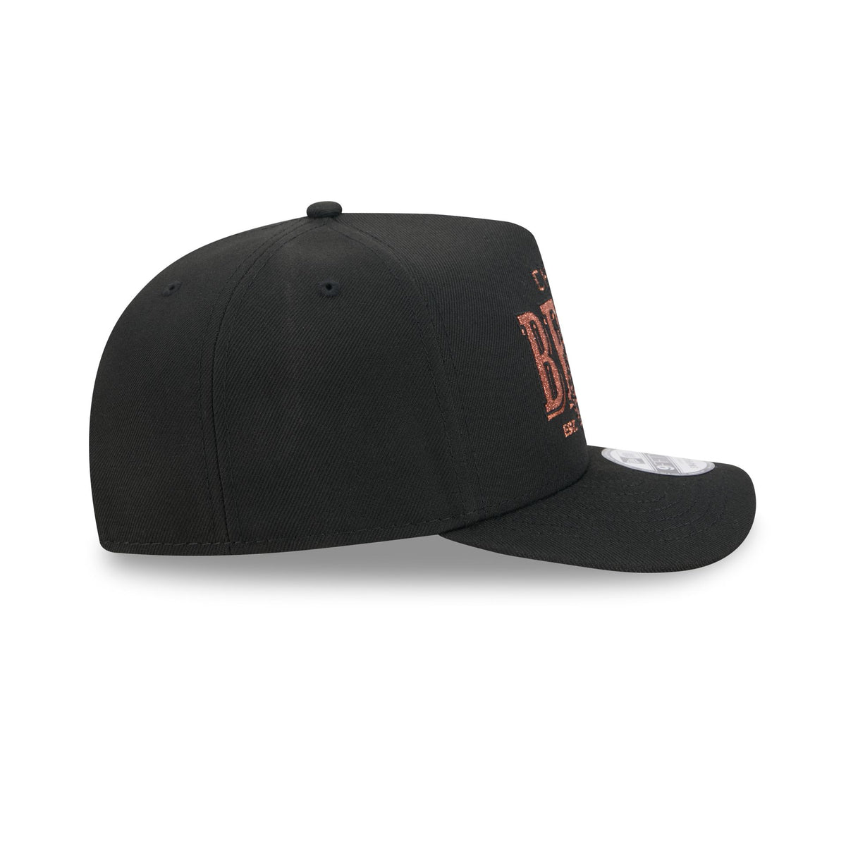 Chicago Bears Gold Laurel Black 9FIFTY A-Frame Snapback Hat