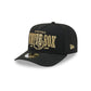 Chicago White Sox Gold Laurel Black 9FIFTY A-Frame Snapback Hat