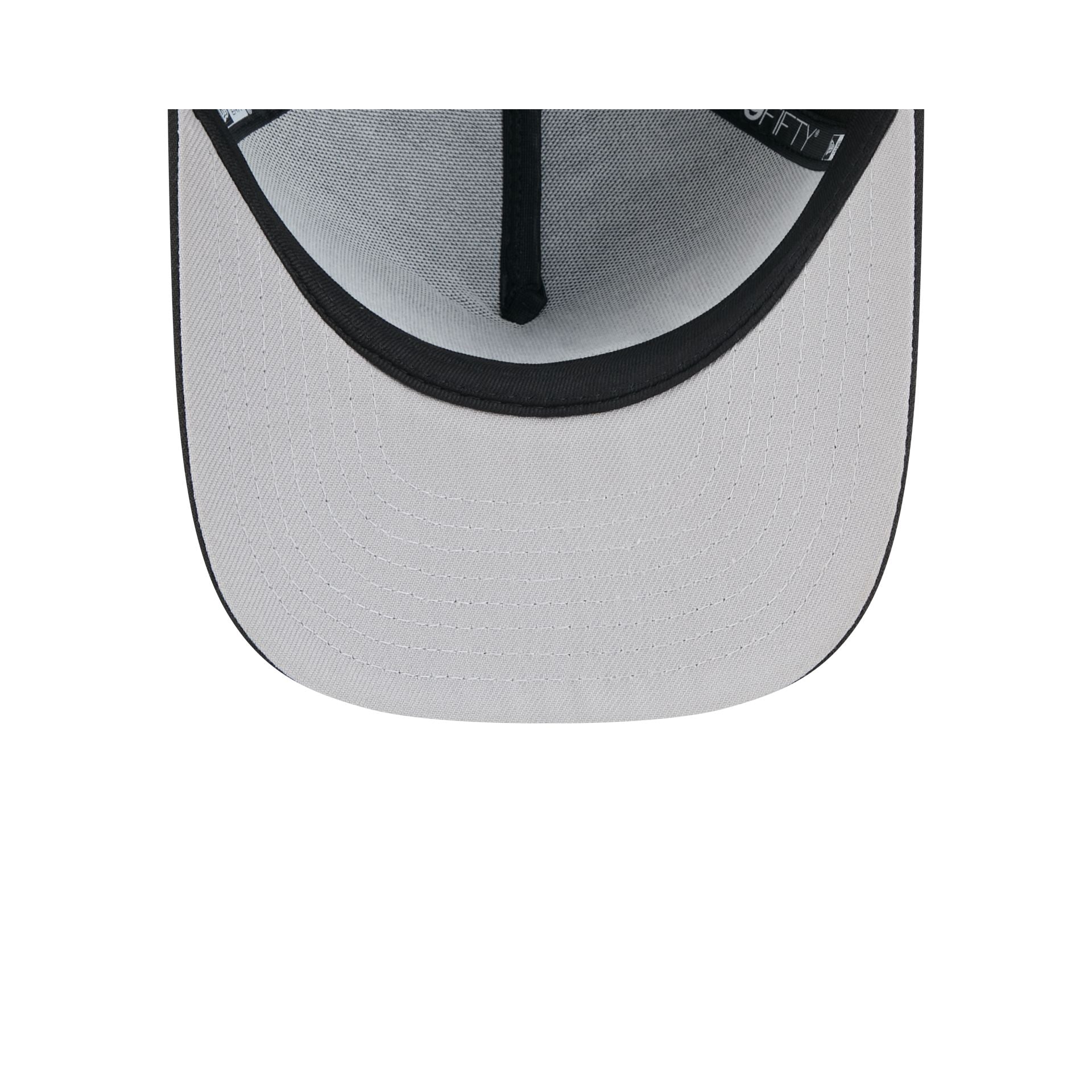 Philadelphia 76ers Gold Laurel Black 9FIFTY A-Frame Snapback Hat