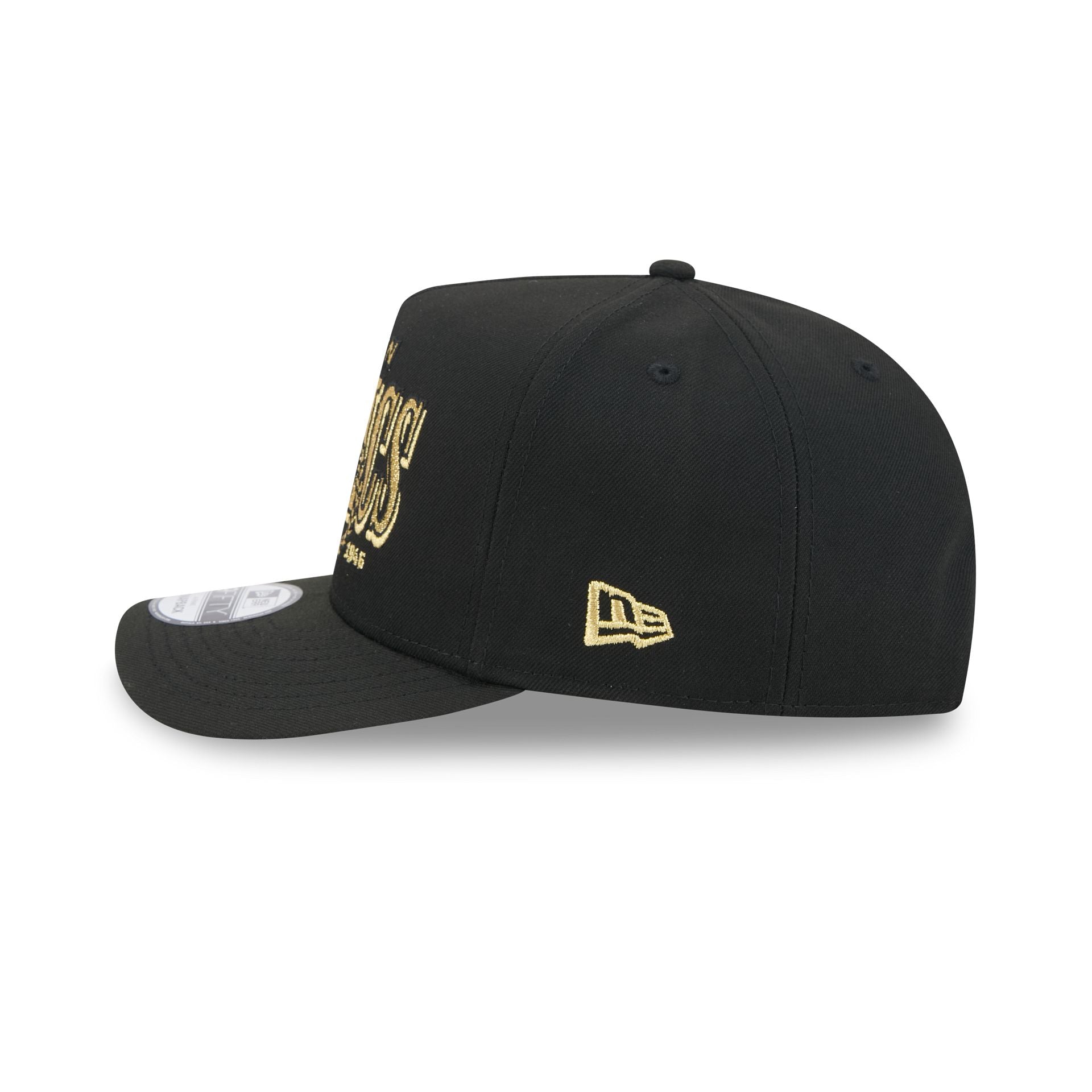 Boston Celtics Gold Laurel Black 9FIFTY A-Frame Snapback Hat