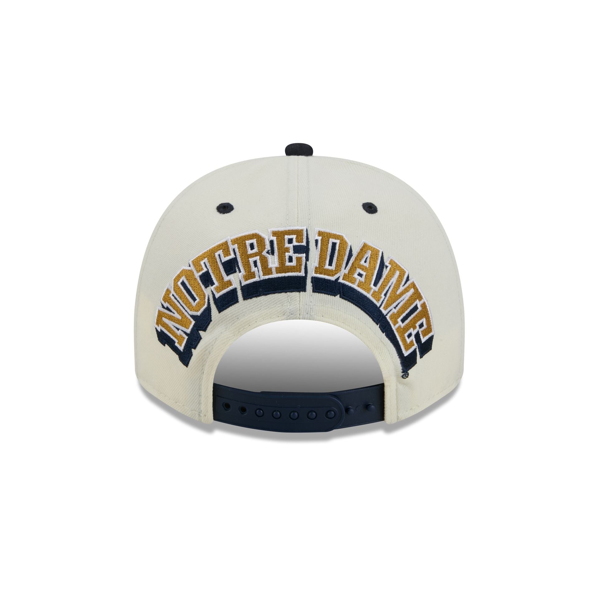 Notre Dame Fighting Irish Statement Back Chrome White 9FIFTY A-Frame Snapback Hat