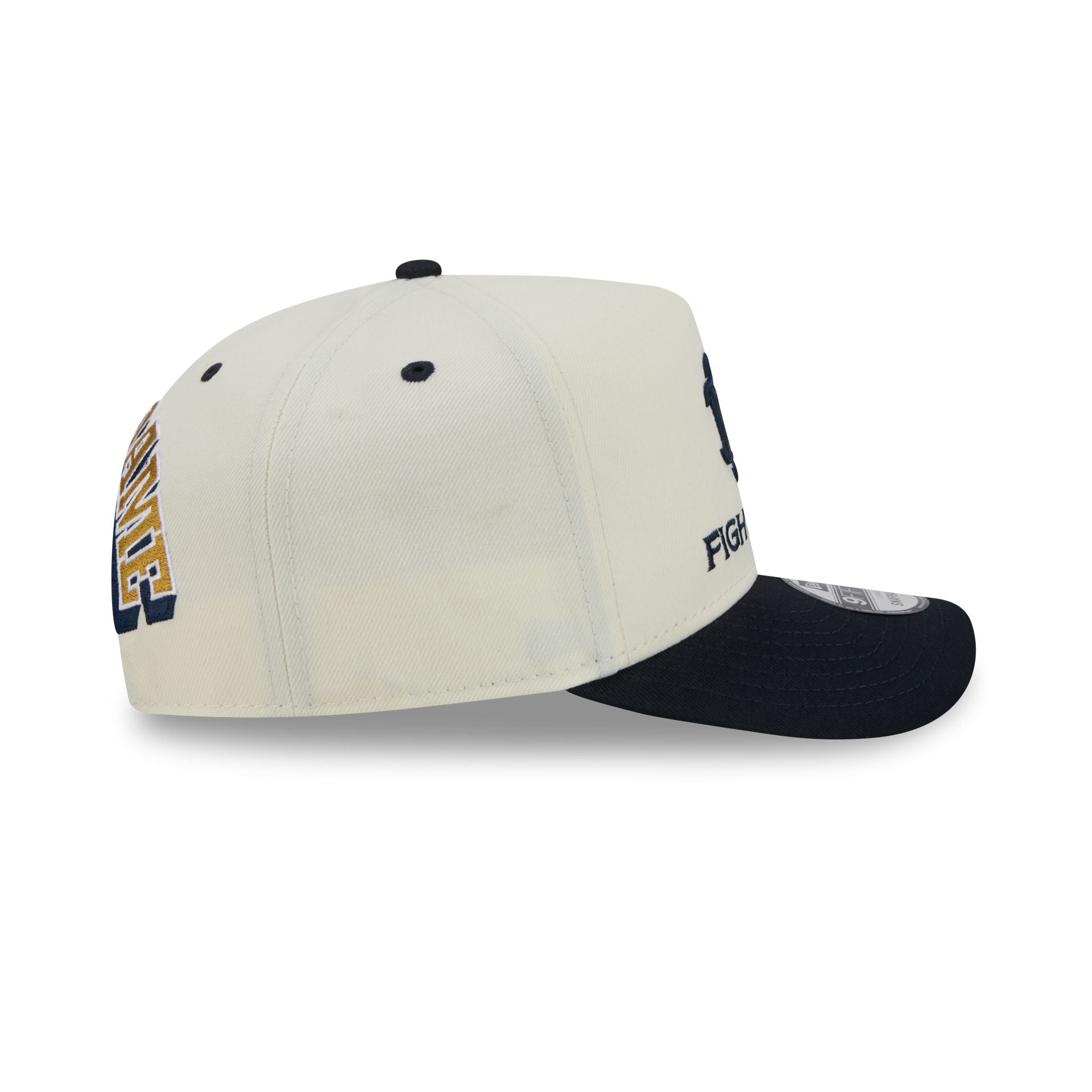 Notre Dame Fighting Irish Statement Back Chrome White 9FIFTY A-Frame Snapback Hat