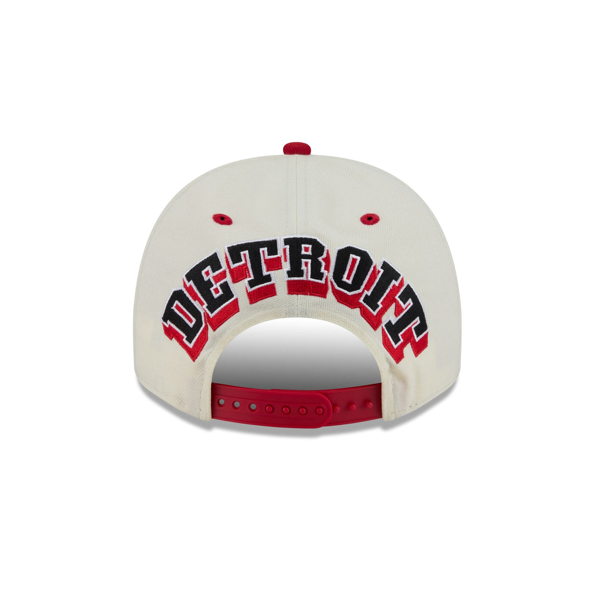 Detroit Red Wings Statement Back Chrome White 9FIFTY A-Frame Snapback Hat