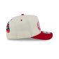 Detroit Red Wings Statement Back Chrome White 9FIFTY A-Frame Snapback Hat