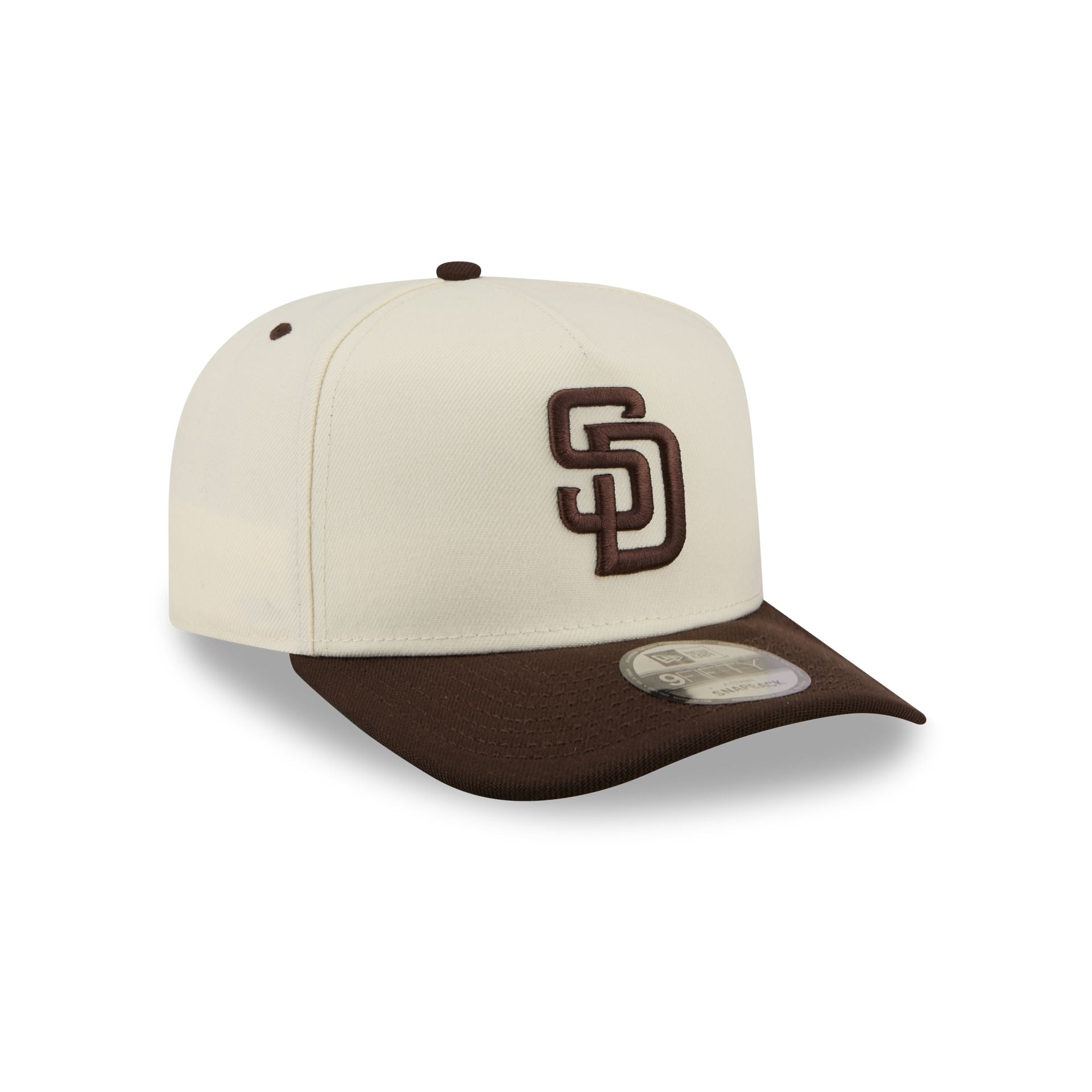 San Diego Padres Statement Back Chrome White 9FIFTY A-Frame Snapback Hat