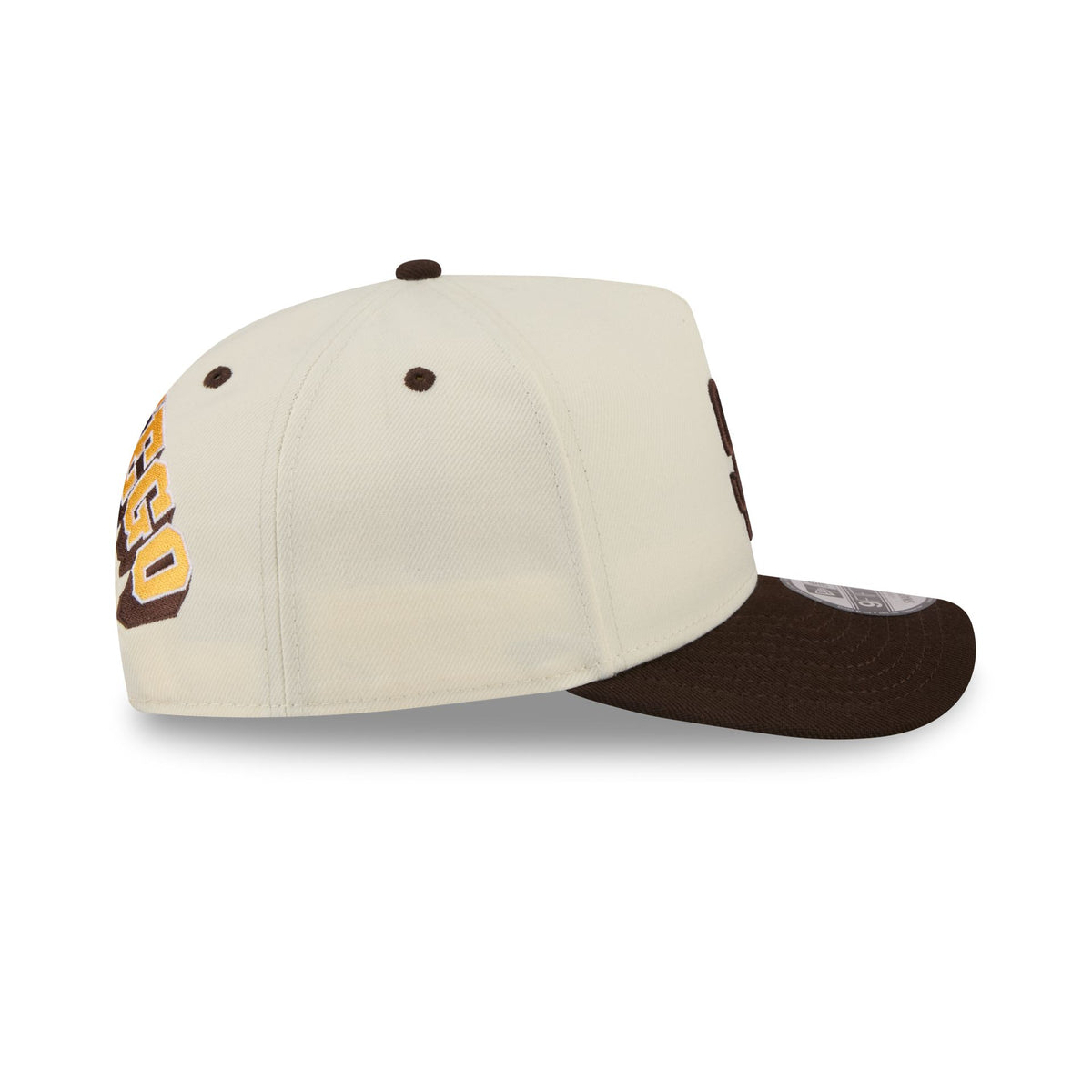 San Diego Padres Statement Back Chrome White 9FIFTY A-Frame Snapback Hat