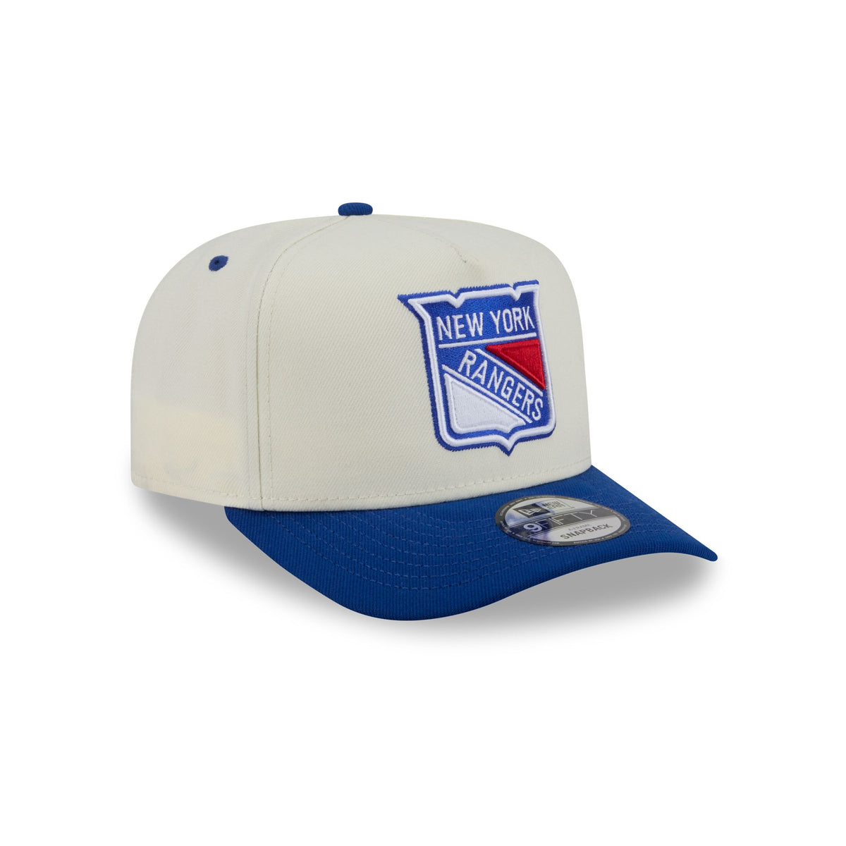 New York Rangers Statement Back Chrome White 9FIFTY A-Frame Snapback Hat
