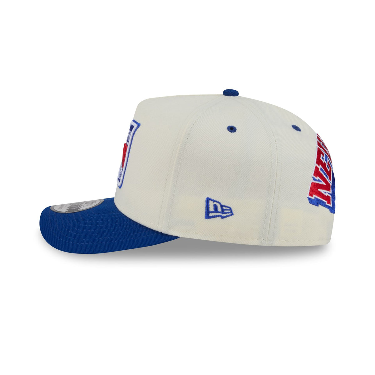 New York Rangers Statement Back Chrome White 9FIFTY A-Frame Snapback Hat