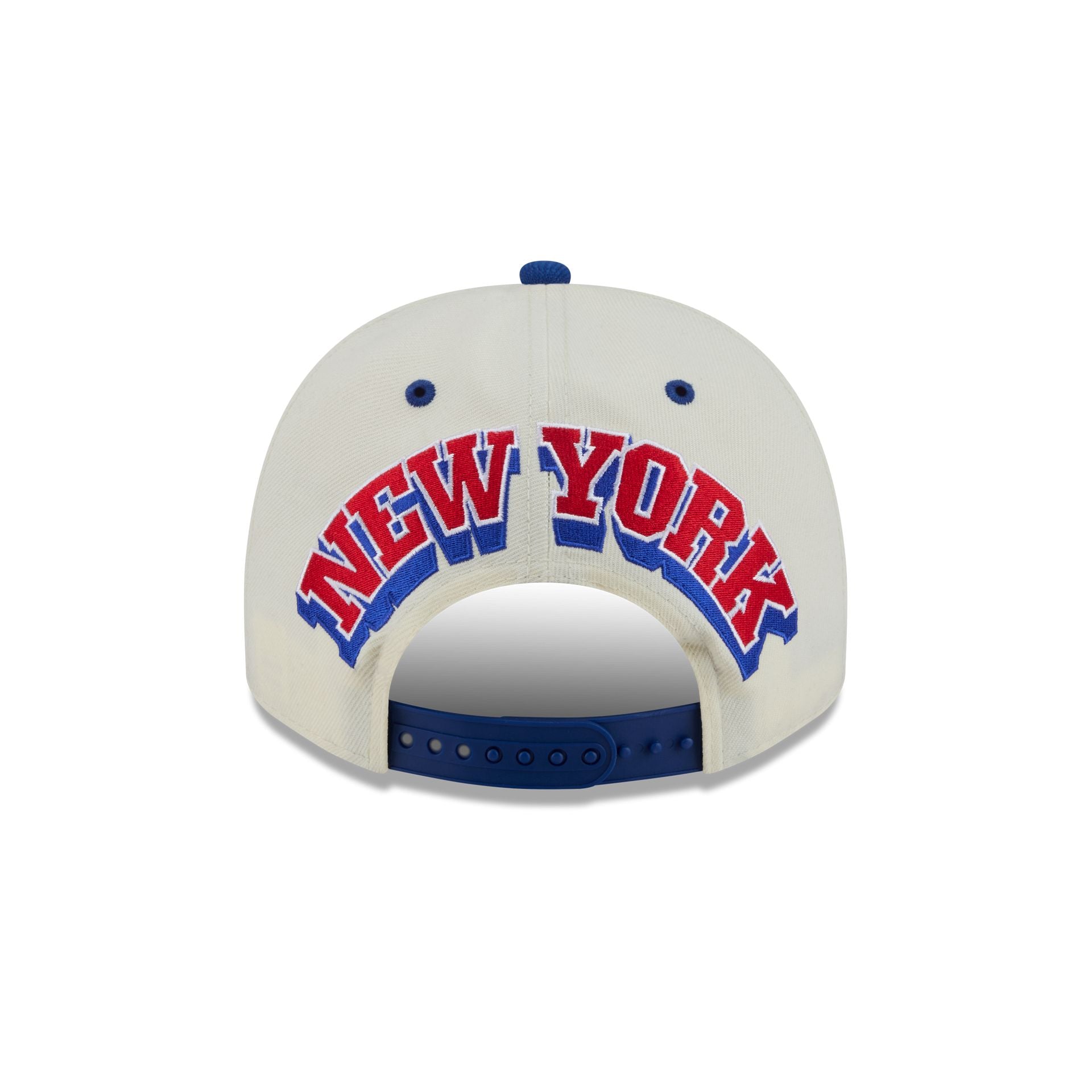 New York Rangers Statement Back Chrome White 9FIFTY A-Frame Snapback Hat
