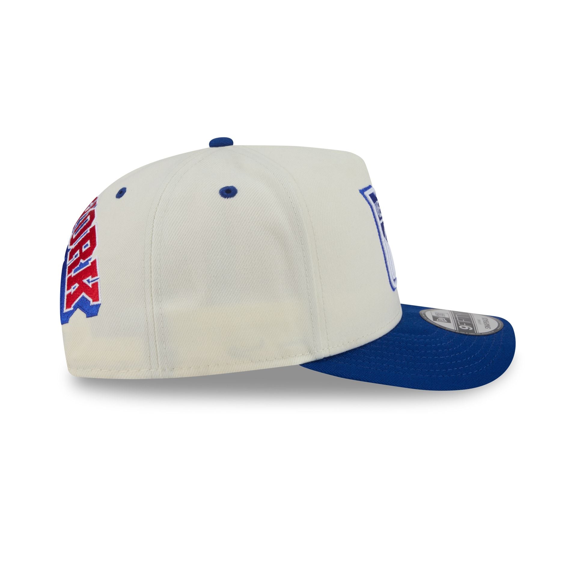 New York Rangers Statement Back Chrome White 9FIFTY A-Frame Snapback Hat
