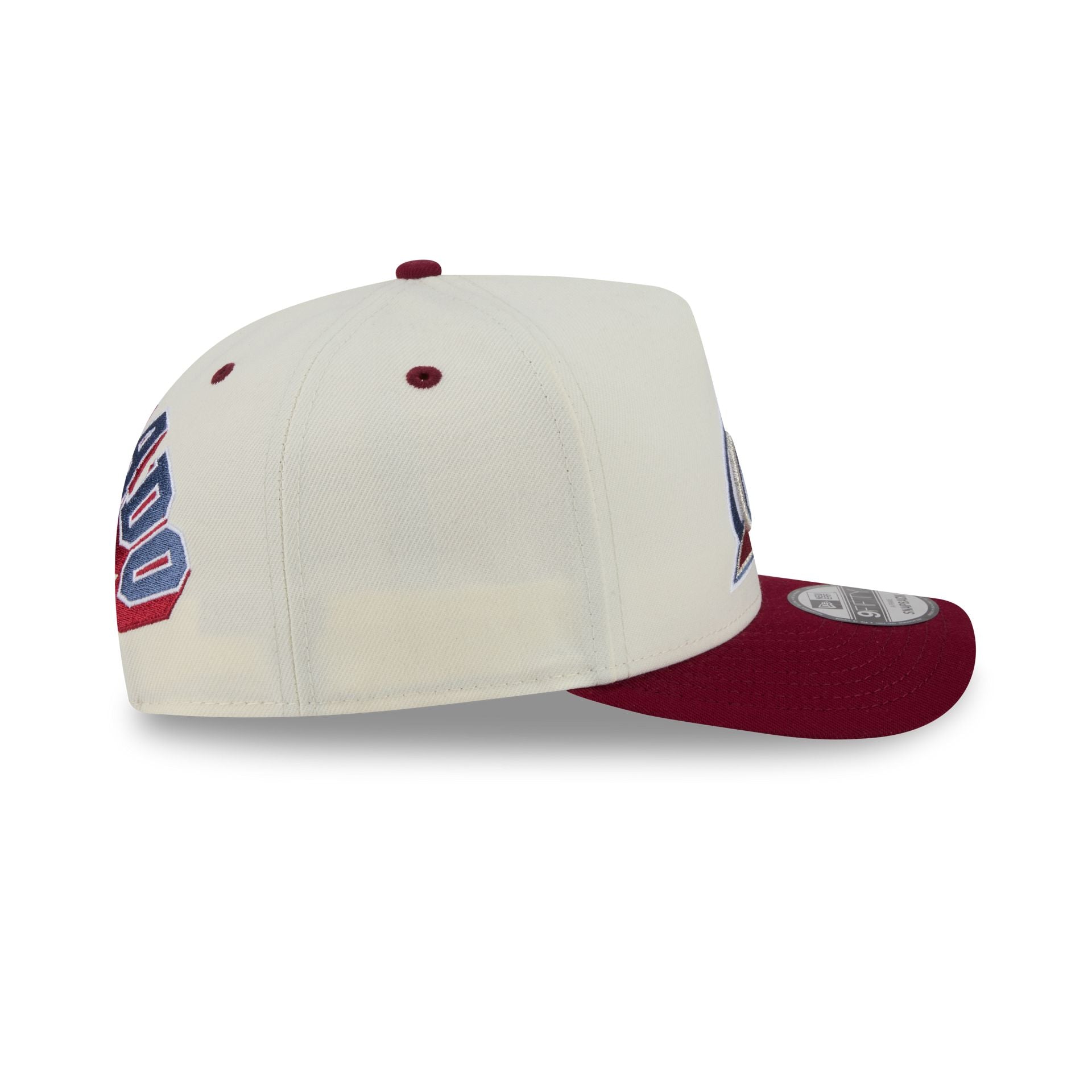 Colorado Avalanche Statement Back Chrome White 9FIFTY A-Frame Snapback Hat