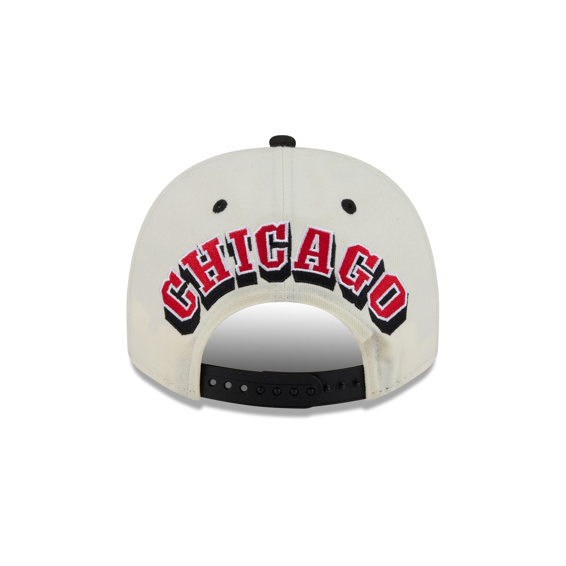 Chicago Blackhawks Statement Back Chrome White 9FIFTY A-Frame Snapback Hat