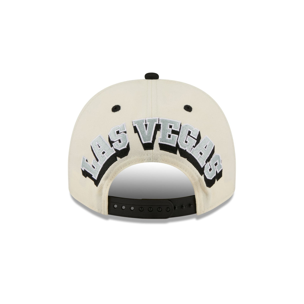 Las Vegas Raiders Statement Back Chrome White 9FIFTY A-Frame Snapback Hat