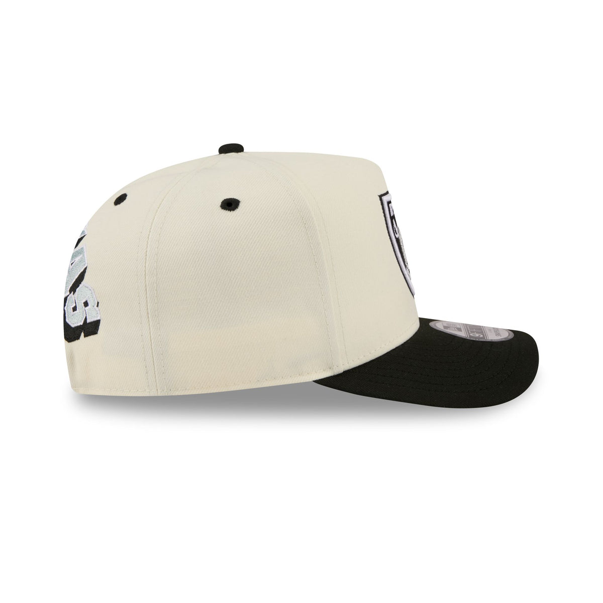 Las Vegas Raiders Statement Back Chrome White 9FIFTY A-Frame Snapback Hat