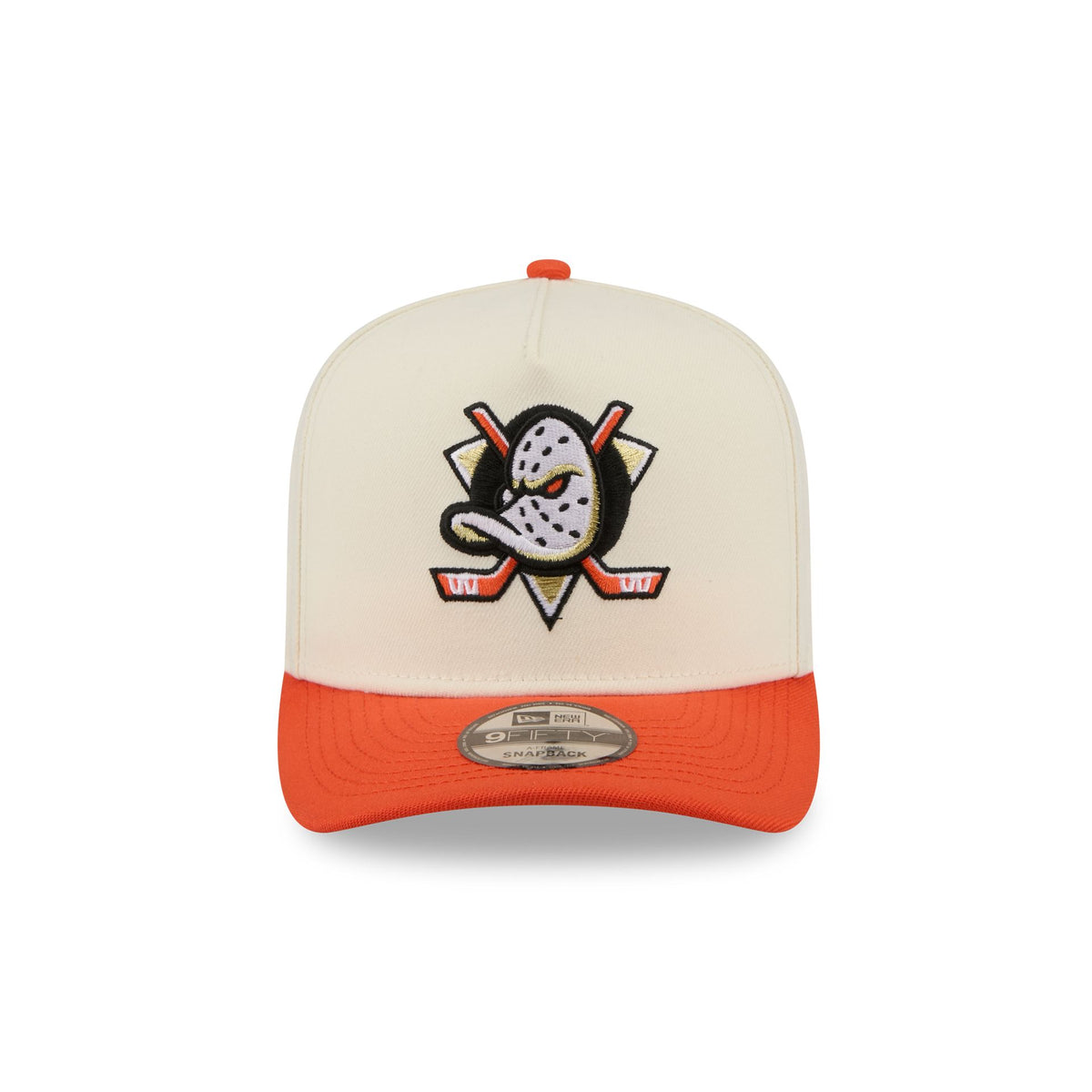 Anaheim Ducks Statement Back Chrome White 9FIFTY A-Frame Snapback Hat