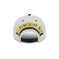 Michigan Wolverines Statement Back Chrome White 9FIFTY A-Frame Snapback Hat