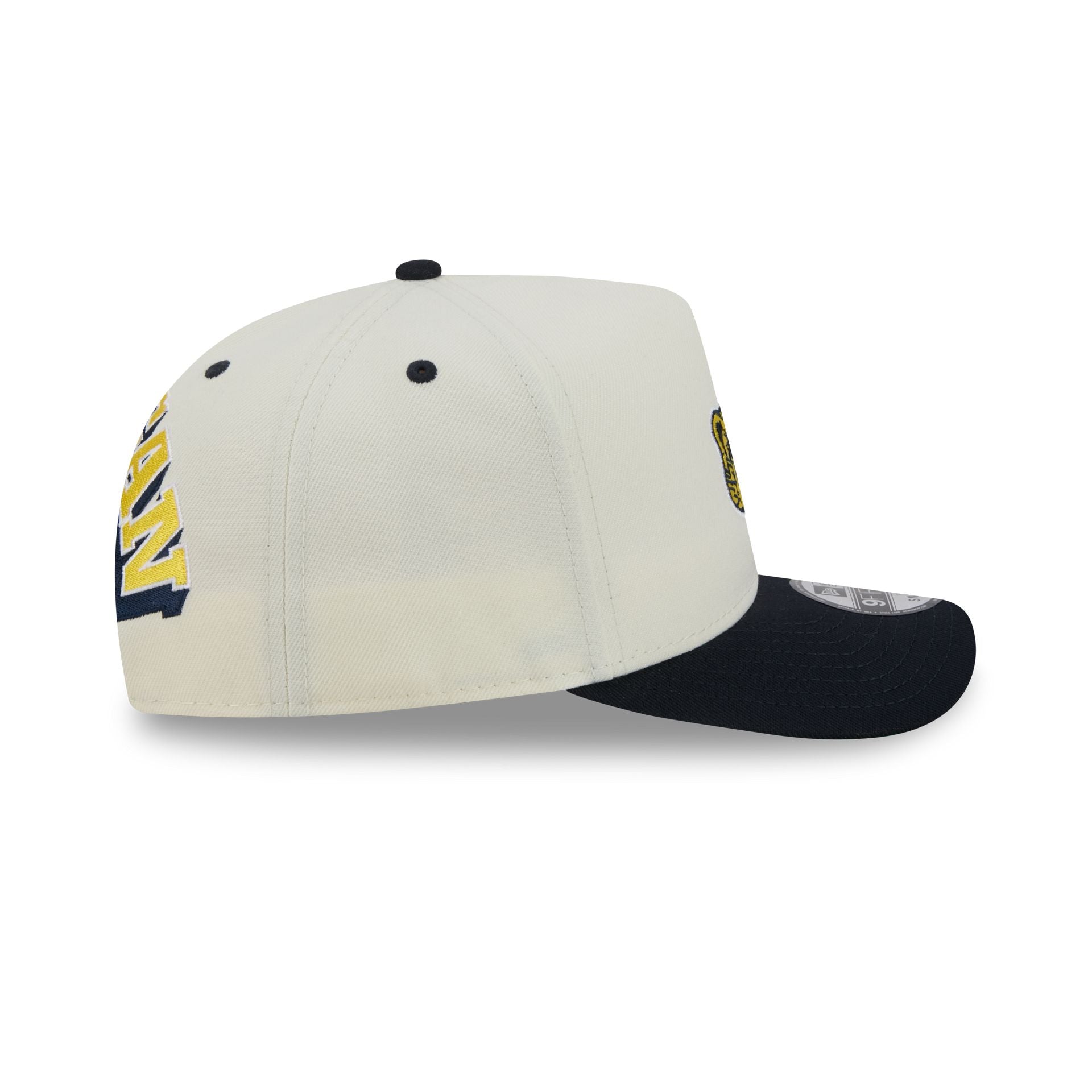 Michigan Wolverines Statement Back Chrome White 9FIFTY A-Frame Snapback Hat
