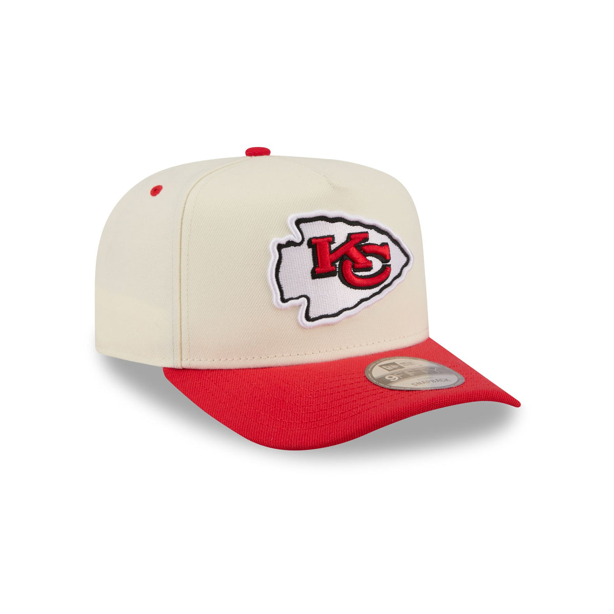 Kansas City Chiefs Statement Back Chrome White 9FIFTY A-Frame Snapback Hat