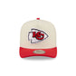 Kansas City Chiefs Statement Back Chrome White 9FIFTY A-Frame Snapback Hat