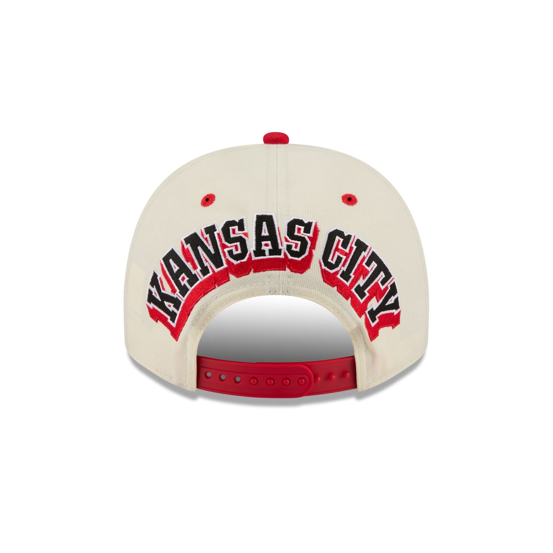 Kansas City Chiefs Statement Back Chrome White 9FIFTY A-Frame Snapback Hat