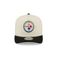 Pittsburgh Steelers Statement Back Chrome White 9FIFTY A-Frame Snapback Hat