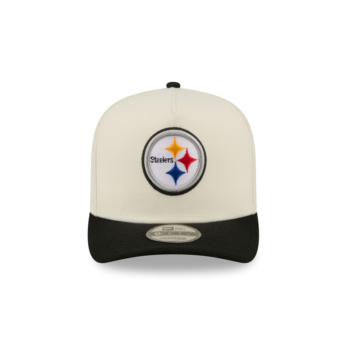 Pittsburgh Steelers Statement Back Chrome White 9FIFTY A-Frame Snapback Hat