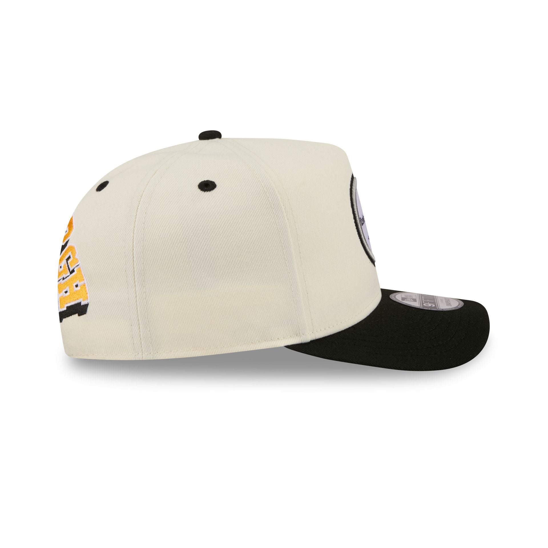Pittsburgh Steelers Statement Back Chrome White 9FIFTY A-Frame Snapback Hat