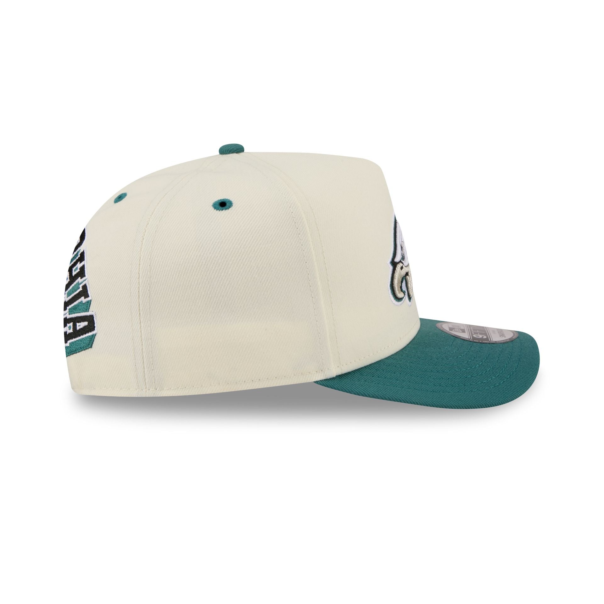 Philadelphia Eagles Statement Back Chrome White 9FIFTY A-Frame Snapback Hat
