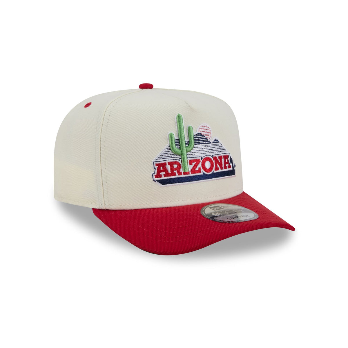Arizona Wildcats Statement Back Chrome White 9FIFTY A-Frame Snapback Hat