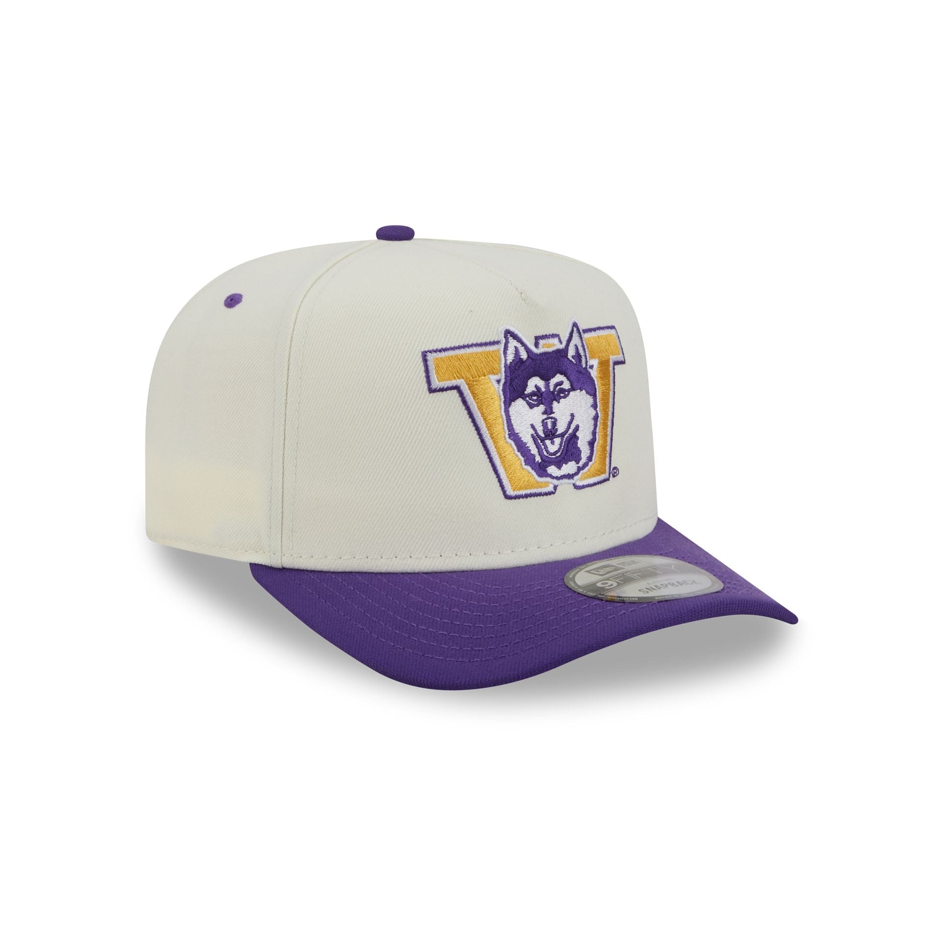Washington Huskies Statement Back Chrome White 9FIFTY A-Frame Snapback Hat