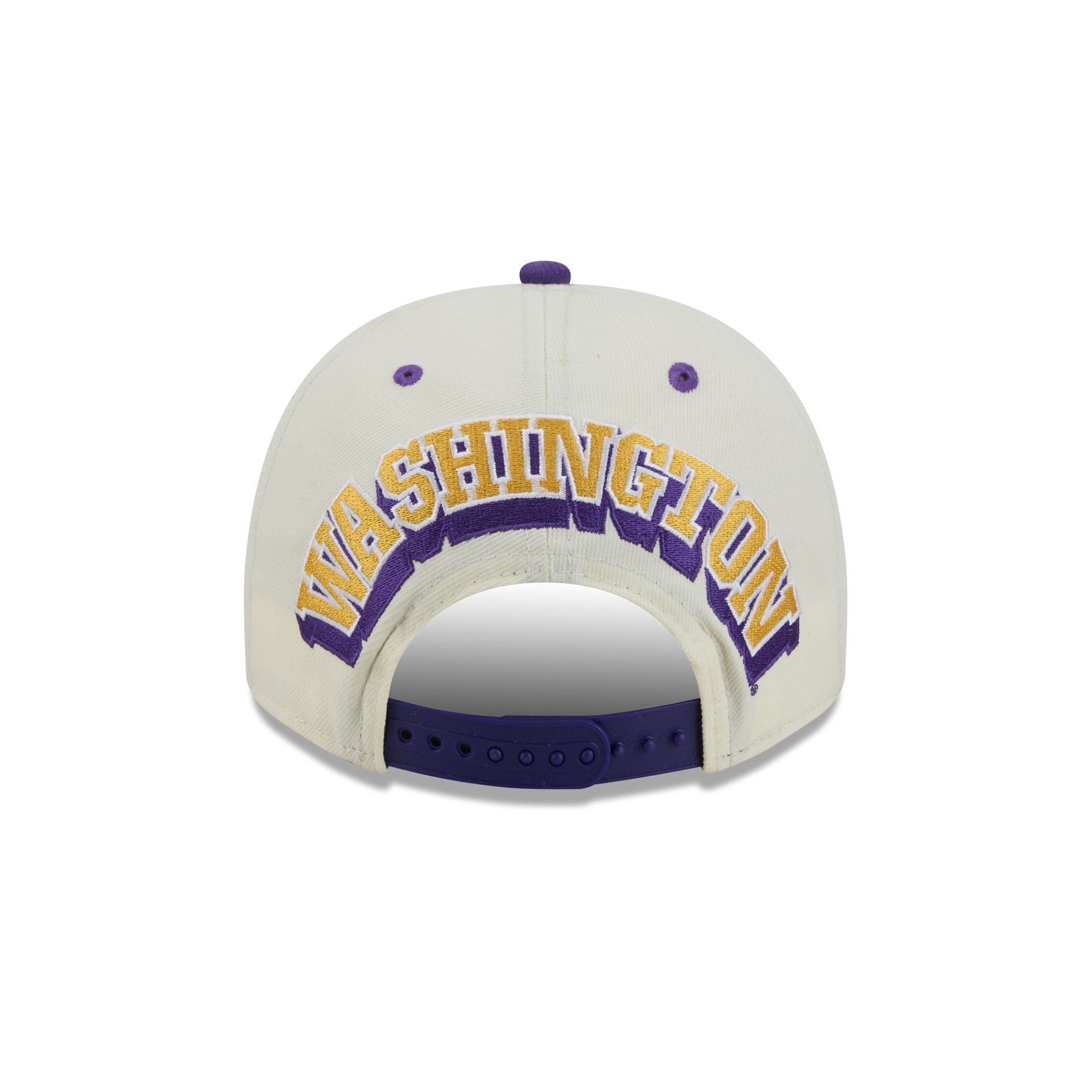 Washington Huskies Statement Back Chrome White 9FIFTY A-Frame Snapback Hat