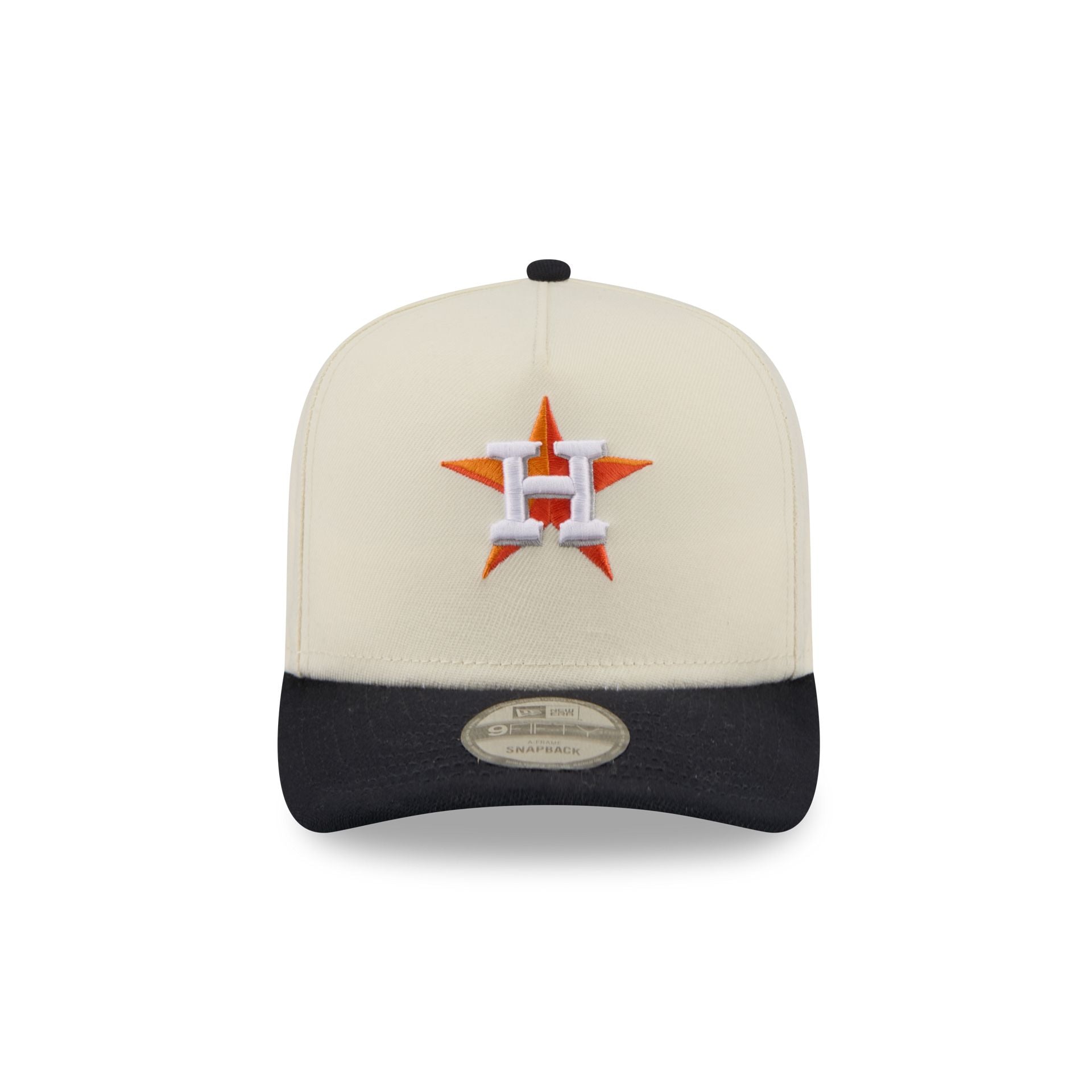 Houston Astros Statement Back Chrome White 9FIFTY A-Frame Snapback Hat