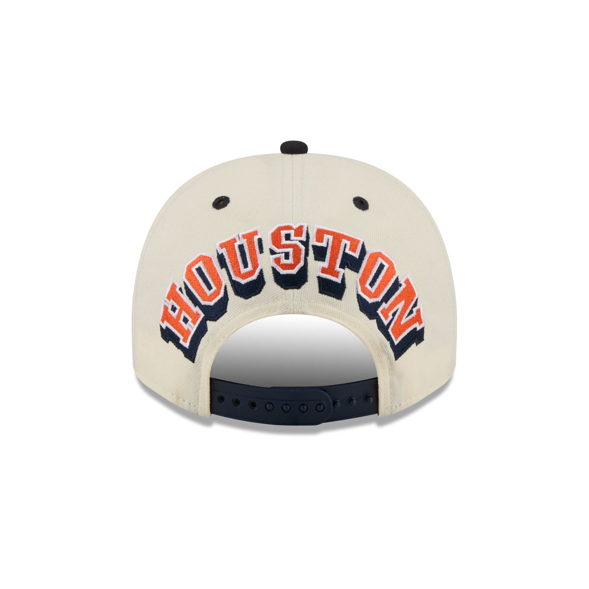 Houston Astros Statement Back Chrome White 9FIFTY A-Frame Snapback Hat