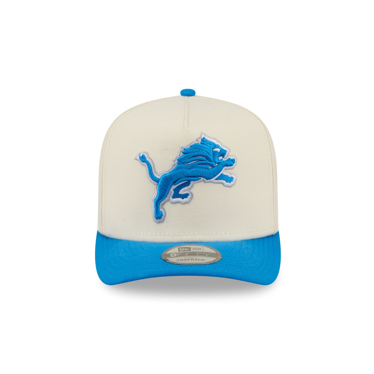 Detroit Lions Statement Back Chrome White 9FIFTY A-Frame Snapback Hat