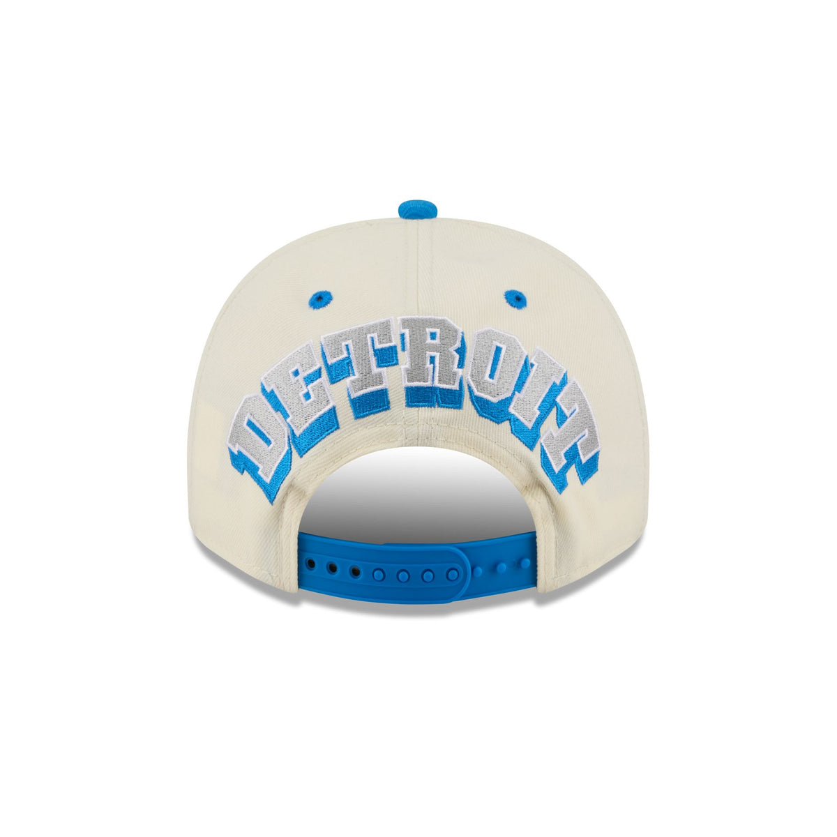 Detroit Lions Statement Back Chrome White 9FIFTY A-Frame Snapback Hat